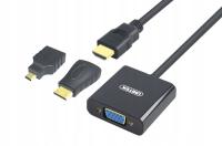 Адаптер Micro/Mini HDMI к VGA аудио Unitek Y-6355