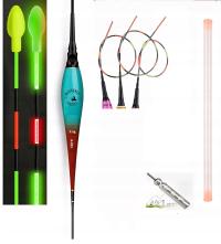 Светящийся поплавок - 2,5 грамма батарея трубка сквозной адаптер