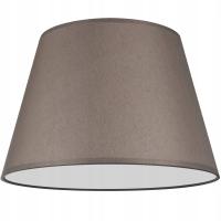 ABAŻUR STOŻEK DO LAMP ŻYRANDOLA KLOSZ NA E27 E14 KLASYCZNY BRĄZOWY 30cm