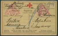 a1644 Poczta Jeniecka Czerwony Krzyż 1918 r Cenzury I wś