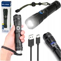 ФОНАРИК АЛЮМИНИЕВЫЙ ПРОЧНЫЙ МОЩНЫЙ ТАКТИЧЕСКИЙ 2700LM ZOOM SURVIVAL ВОЕННЫЙ