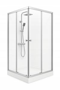 kabina prysznicowa chrom 90x90