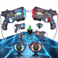 PISTOLET LASEROWY AKUMULATOR PAINTBALL LASER TAG KARABIN PREZENT ZESTAW × 2