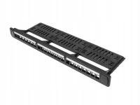 Patch panel pusty Lanberg PPKS-1124-B 24 port 1U