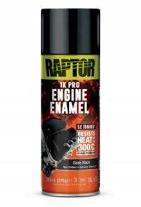 Raptor Polska lakier spray żaroodporny do silników czarny połysk 300°C