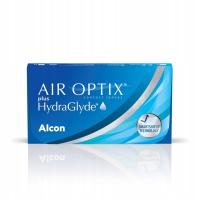 Ежемесячные линзы Air Optix Plus HydraGlyde 3 шт.