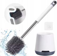 СИЛИКОНОВАЯ ЩЕТКА ДЛЯ ТУАЛЕТА ДЛЯ ВАННОЙ КОМНАТЫ АНТИБАКТЕРИАЛЬНАЯ ОТДЕЛЬНО СТОЯЩАЯ