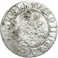 Силезия-Фердинанд II-3 Крайкары 1627 HR - Вроцлав-серебро