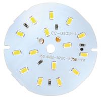 12V MODUŁ LED SMD dioda 7W BIAŁY 2 barwy 66mm