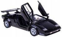 LAMBORGHINI COUNTACH LP 500S MODEL WELLY 1:34-39 CZARNY