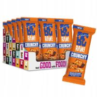 Baton BeRAW Crunchy Peanuts&Caramel Orzeszki karmel bez cukru 15x40g
