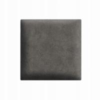 Panel ścienny 30 x 30 cm tapicerowany 3D Wezgłowie w kolorze ciemnoszarym