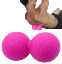 Массажный реабилитационный мяч, двойной лакросс, роликовый массажер