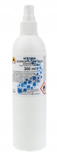 ALKOHOL IZOPROPYLOWY IZOPROPANOL 300ml ATOMIZER