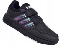 Adidas HOOPS 3.0 CF C H03861 обувь Детские кроссовки черный липучки