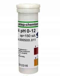 Paski pH 0-12 w tubie 150 szt