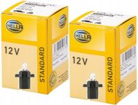 HELLA STANDARD ŻARÓWKA T5 1.2W 12V B 8.3D CZARNA 20 SZTUK