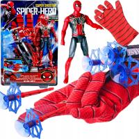 Человек-паук набор 2в1 перчатка пусковая фигурка для детей 5