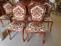 6 krzeseł w stylu barokowym