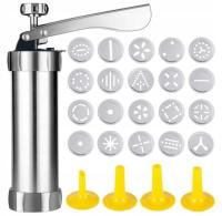 MASZYNKA DO CIASTEK PRASKA SZPRYCA DEKORATOR ZE STALI