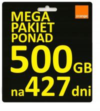 INTERNET ORANGE FREE MOBILNY NA KARTĘ STARTER ZA DARMO 500GB ROK i2MC 4G 5G