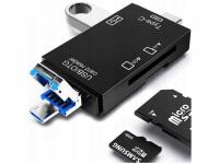 CZYTNIK KART PAMIĘCI 5W1 SD USB MICRO TYP-C USB-C