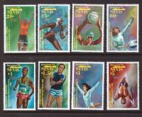 Nevis 1992 Znaczki 659-66 ** sport igrzyska olimpijskie Olimpiada kolarstwo