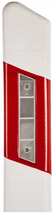 Słupek drogowy prowadzący kilometrażowy oklejony U-1a - certyfikat U1a