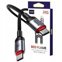 Кабель Boste USB Type C - USB Type C 2 м Черный