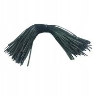 100ШТ КАБЕЛЬНЫЙ ПРОВОД 15 см черный