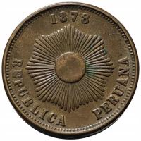 44679. Peru - 2 centavo - 1878r.