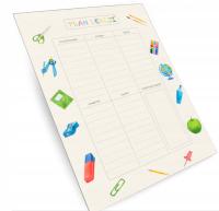 План урока сухой стираемый план для детей самоклеящийся 30X40 инструменты