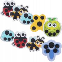 NAKLEJKA TERMOMETRU NA CZOŁO NIEMOWLĄT Z MOTYWEM ZWIERZĄT