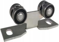 System HS-20 wózek bramy drzwi przesuwnych 4 rolkowy stalowy profil 20x20x2