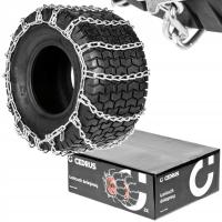 Komplet Łańcuchów 18x9.50x8 2szt łańcuch do śniegu przyczepka traktorka