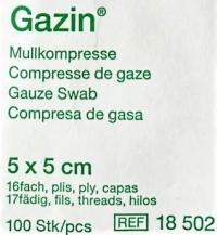 L&R - Gazin 5 x 5cm, 100szt. 17n 16w niejał.