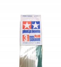 Пластиковый квадратный стержень 3 мм Tamiya 70054