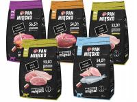 PAN MIĘSKO KARMA SUCHA DLA KOTA PAKIET PRÓBNY MIX SMAKÓW 5x 400g