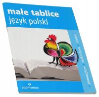 Język polski małe tablice gimnazjum liceum technikum | Armoryka