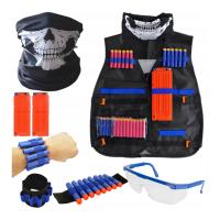 Nefr Zestaw Kamizelka Taktyczna Strzałki Magazynki Akcesoria E072 Zabawa