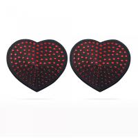 Reusable Red Diamond Heart Nipple Pasties