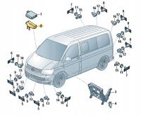 VW T6 MOCOWANIE STEROWNIKA MODUŁU PDC OE 7LA971301