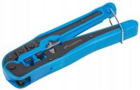 ZACISKARKA PRZELOTOWA WTYKÓW ZŁĄCZ PRZELOTOWYCH RJ45 RJ12 RJ11 LAN LANBERG