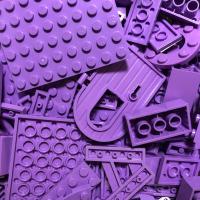 LEGO Medium Lavender/Lawendowe Klocki 100g / 0,1 kg Mix elementów