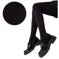 RAJSTOPY DZIECIĘCE DZIEWCZĘCE MIKROFIBRA 40 DEN WŁOSKIE DO SZKOŁY CZARNE