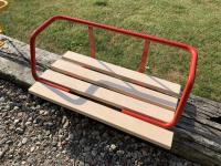 Siedzenie pasażera Wolfi malowane proszkowo z desek bukowych 59 cm