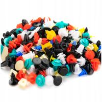 Zestaw spinek samochodowych uniwersalnych 200 szt.