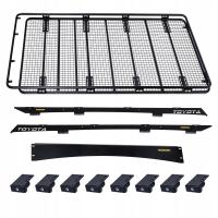 Kosz dachowy D-G4X4 230 x 124 x 9 cm czarny stalowy z siatką