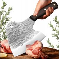 NÓŻ KUCHENNY TASAK JAPOŃSKI RZEŹNICZY SZEFA KUCHNI MIĘSA RYB KOŚCI CIĘŻKI