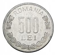 РУМЫНИЯ 500 ЛЕЙ 2000 АЛЮМИНИЙ-ТОЛСТЫЙ МОНЕТНЫЙ ДВОР